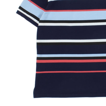 Mens Striped Polo Shirt Short Sleeve