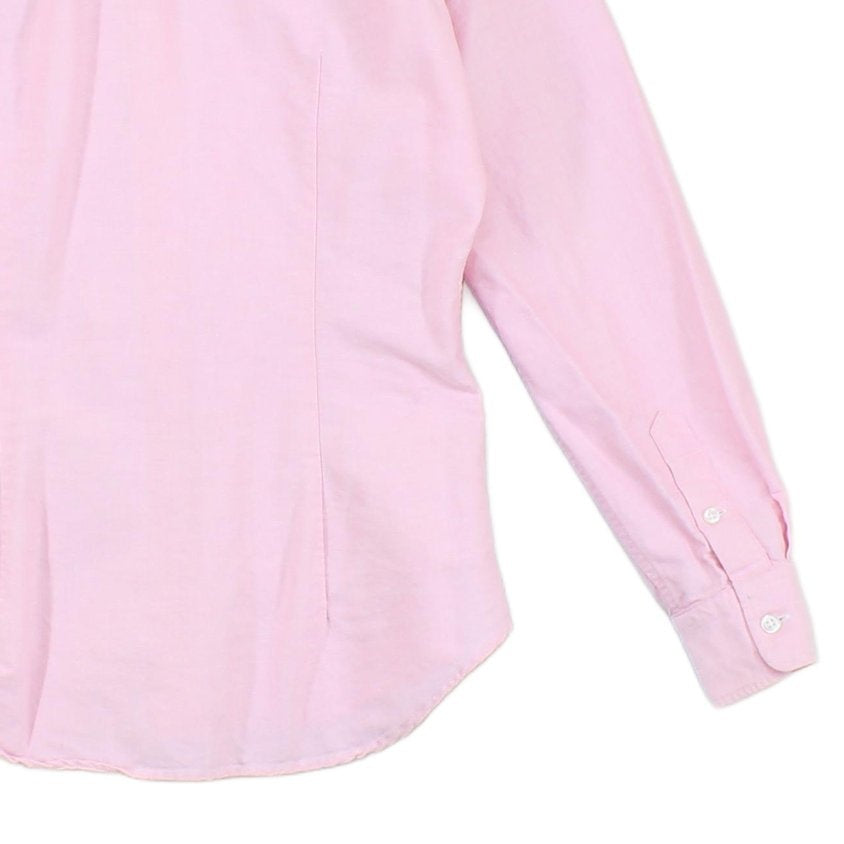 Womens Oxford Shirt Embroidered Logo Cotton