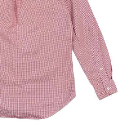 Mens Shirt  Button Down Long Sleeve Check