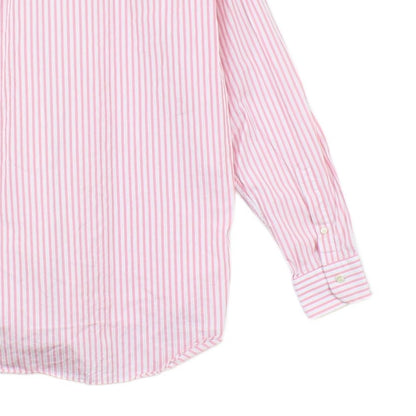 Mens Striped Shirt Button Up