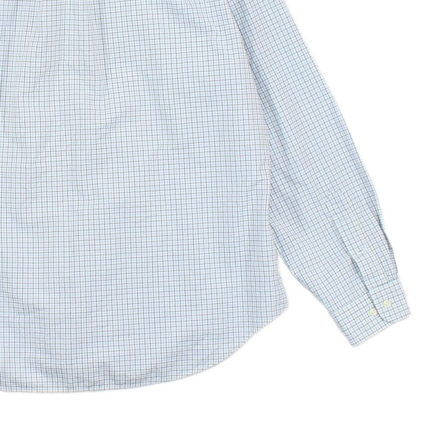 Mens Check Shirt Classic Fit Long Sleeve
