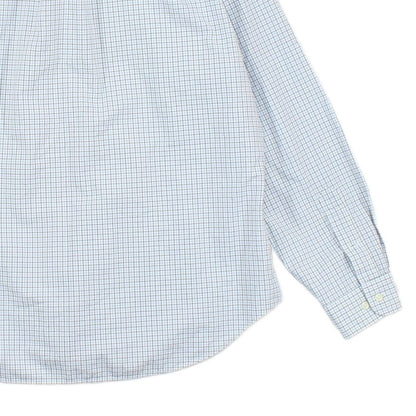 Mens Check Shirt Classic Fit Long Sleeve