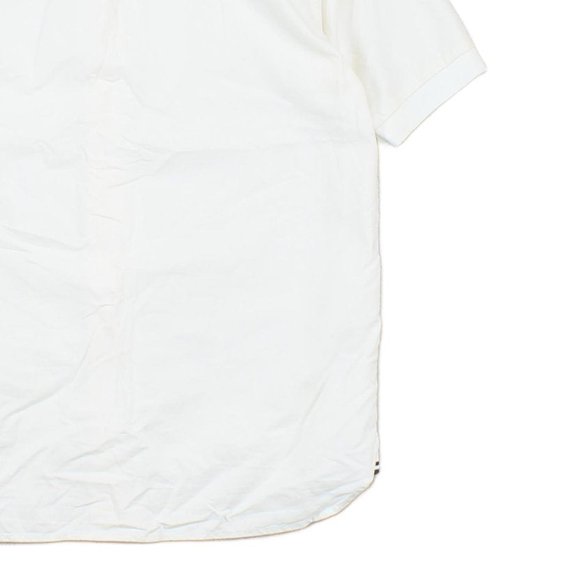 Mens Canvas Shirt Short Sleeve Classic Collared