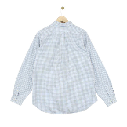 Mens Check Shirt Classic Fit Long Sleeve