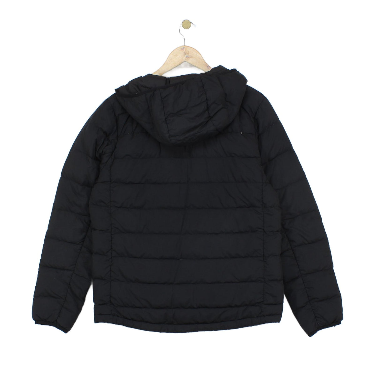 Mens Down Quilted Jacket Hooded Winter