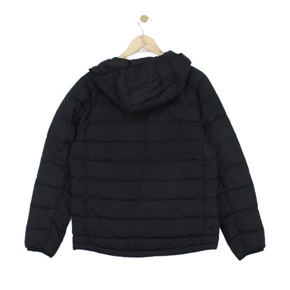 Mens Down Quilted Jacket Hooded Winter