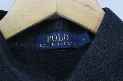 Mens Polo Shirt Collar Long Sleeve Knit Texture