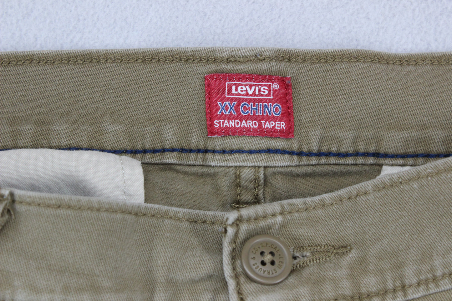 Mens Chino Trousers Tapered Standard