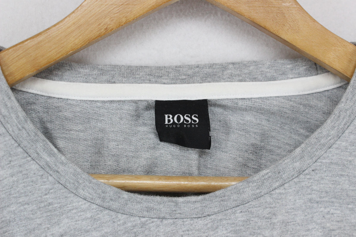 Mens Sweatshirt Logo Long Sleeve Lightweight Cotton