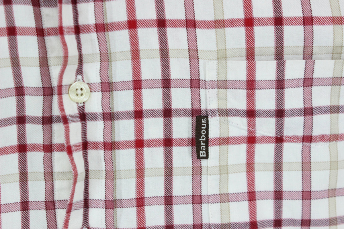 Mens Check Shirt Long Sleeve Button Up
