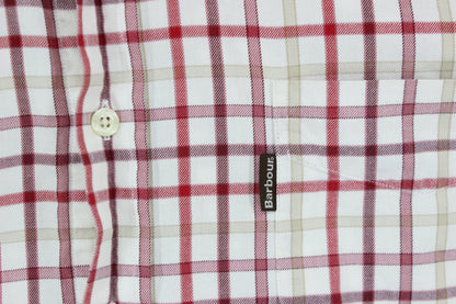 Mens Check Shirt Long Sleeve Button Up