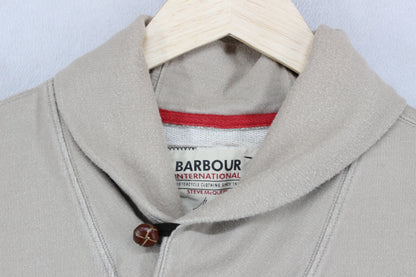 Mens Cowl Neck Sweatshirt Elbow Patches