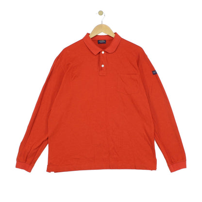 Mens Polo Shirt Made In Italy Long Sleeve