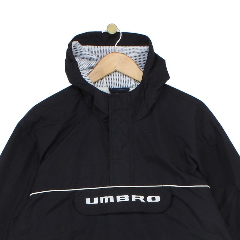 Mens 1/4 Zip Jacket Hooded Logo