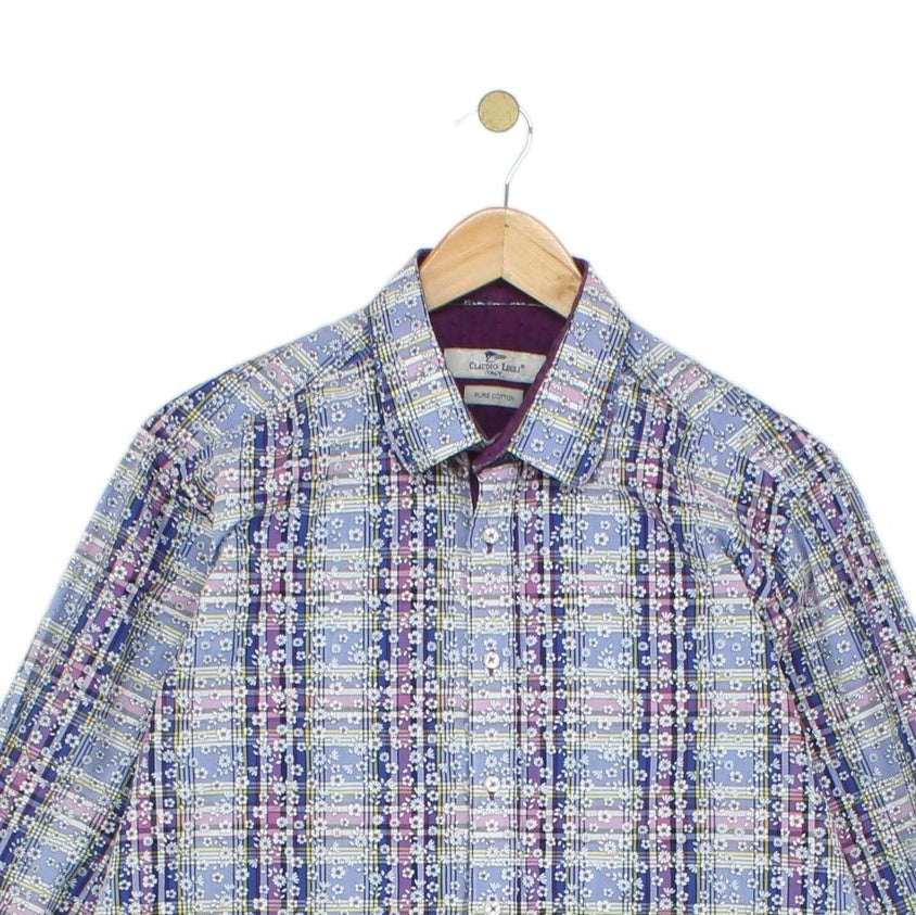 Mens Floral Shirt Long Sleeve