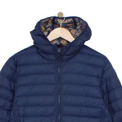 Mens Quilted Jacket Hooded Winter Slim Down
