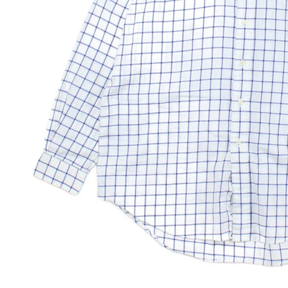 Mens Check Shirt Button Up Oversized