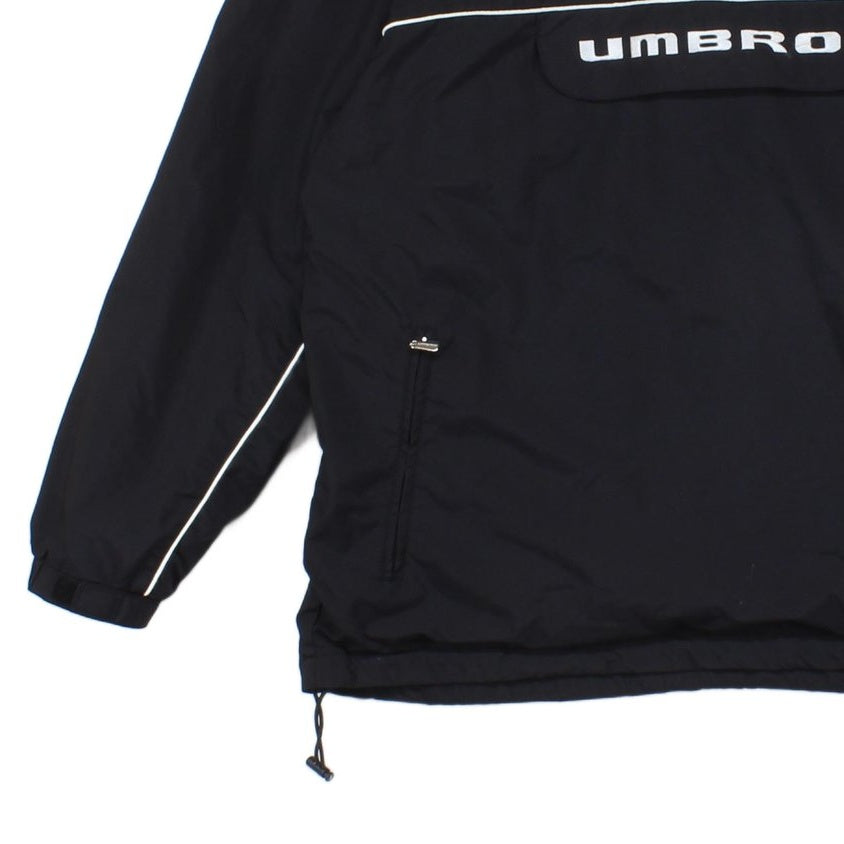 Mens 1/4 Zip Jacket Hooded Logo