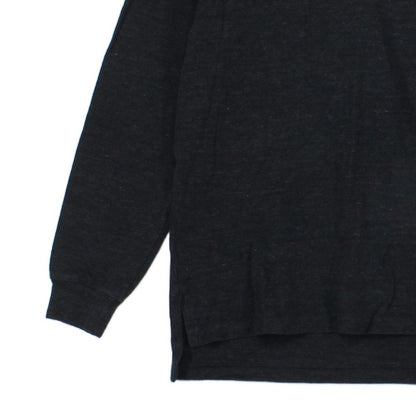 Mens Polo Shirt Collar Long Sleeve Knit Texture