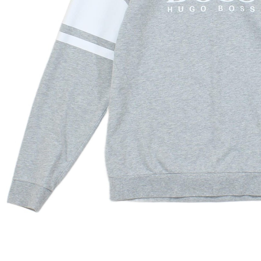 Mens Sweatshirt Logo Long Sleeve Lightweight Cotton