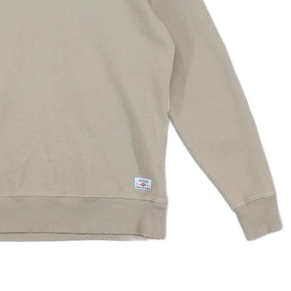 Mens Cowl Neck Sweatshirt Elbow Patches