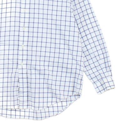 Mens Check Shirt Button Up Oversized