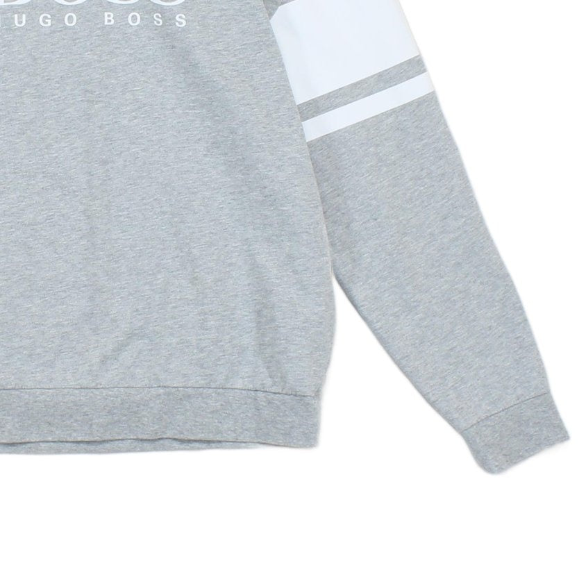 Mens Sweatshirt Logo Long Sleeve Lightweight Cotton