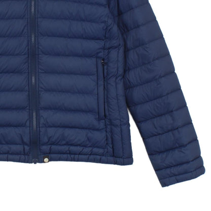 Mens Quilted Jacket Hooded Winter Slim Down