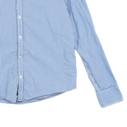 Mens Striped Shirt Button Down Long Sleeve
