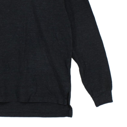 Mens Polo Shirt Collar Long Sleeve Knit Texture