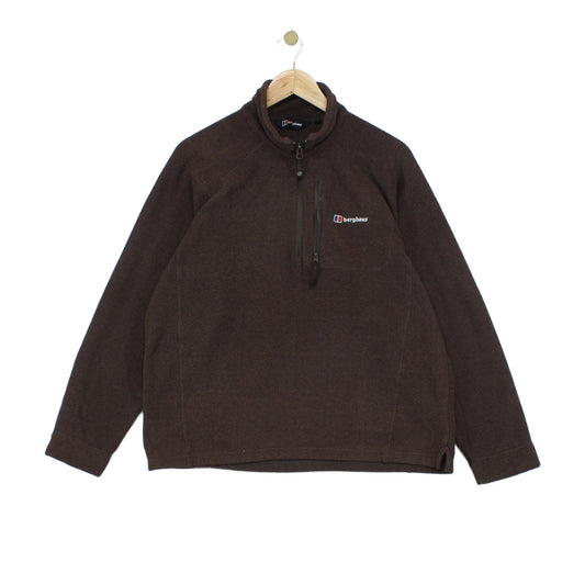 Mens 1/4 Zip Fleece Outdoor Hiking
