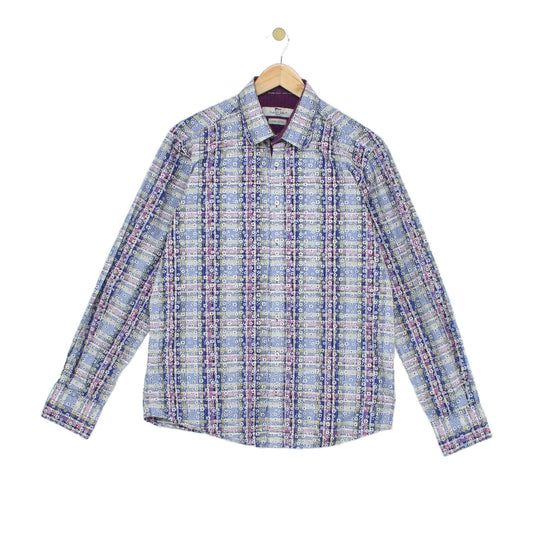 Mens Floral Shirt Long Sleeve