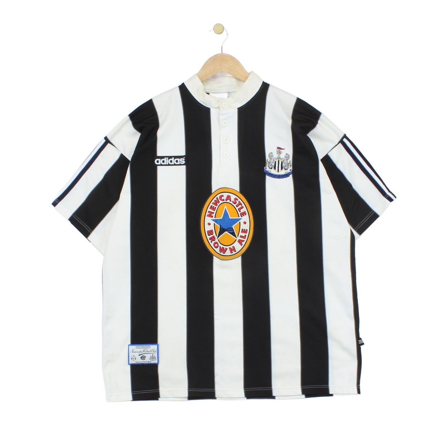 Mens Newcastle United 1995-97 Football Shirt Home Jersey