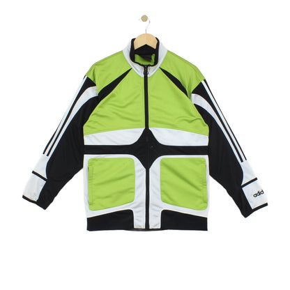 Mens Track Jacket Full Zip Colorblock Logo