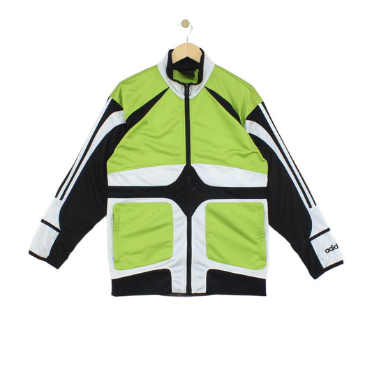 Mens Track Jacket Full Zip Colorblock Logo