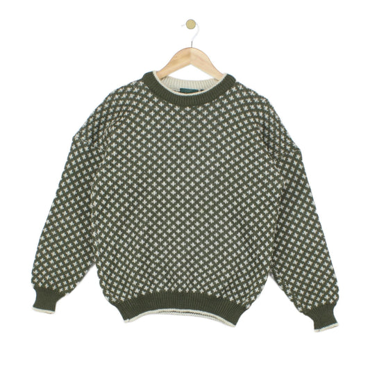 Womens Nordic Jumper Uk Made Knit Wool