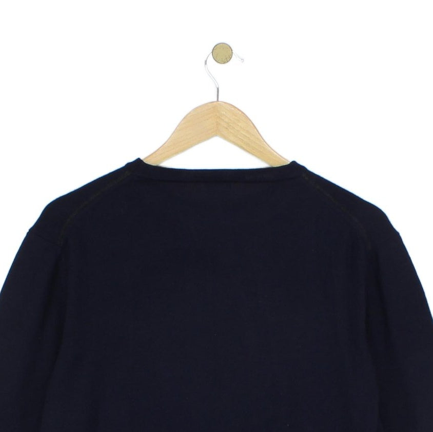 Mens Jumper Knit Wool Blend