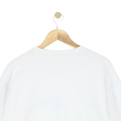 Womens Distressed Sweatshirt Crew Neck Stripes