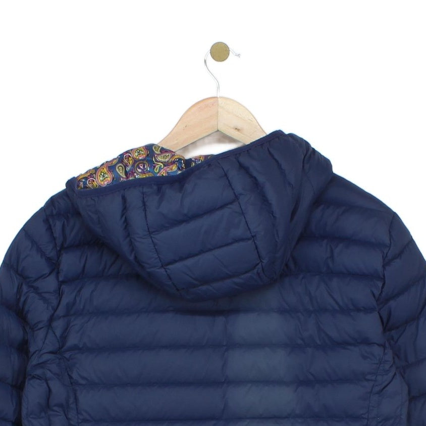 Mens Quilted Jacket Hooded Winter Slim Down