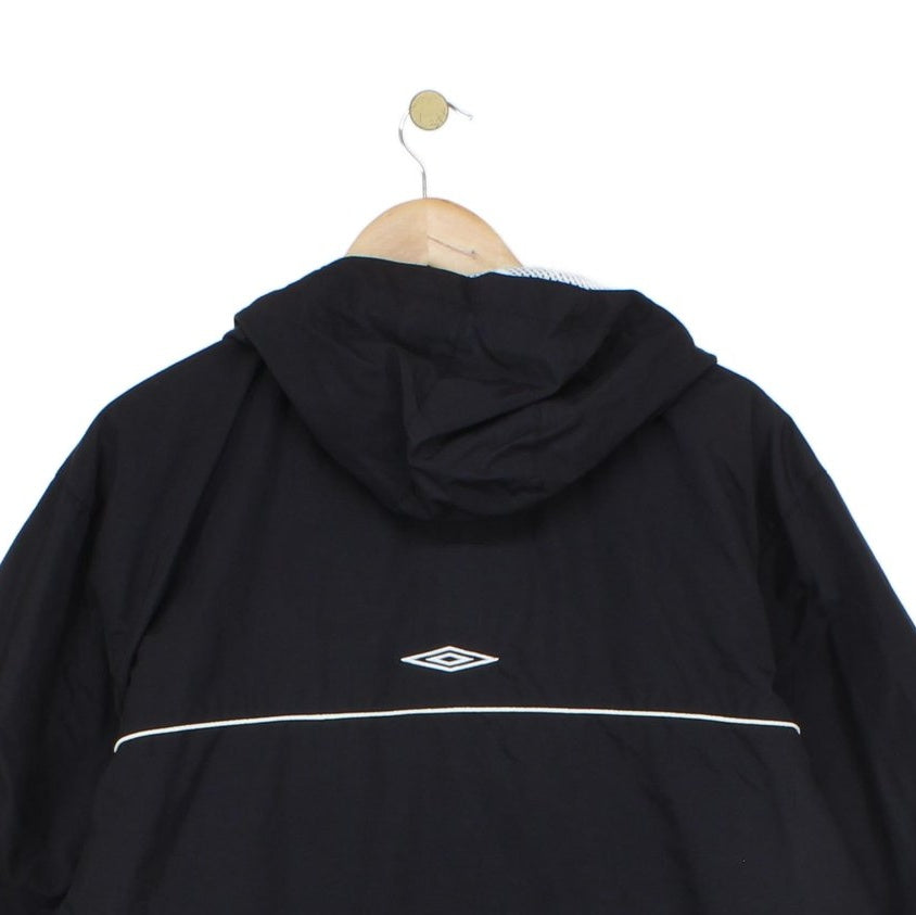 Mens 1/4 Zip Jacket Hooded Logo