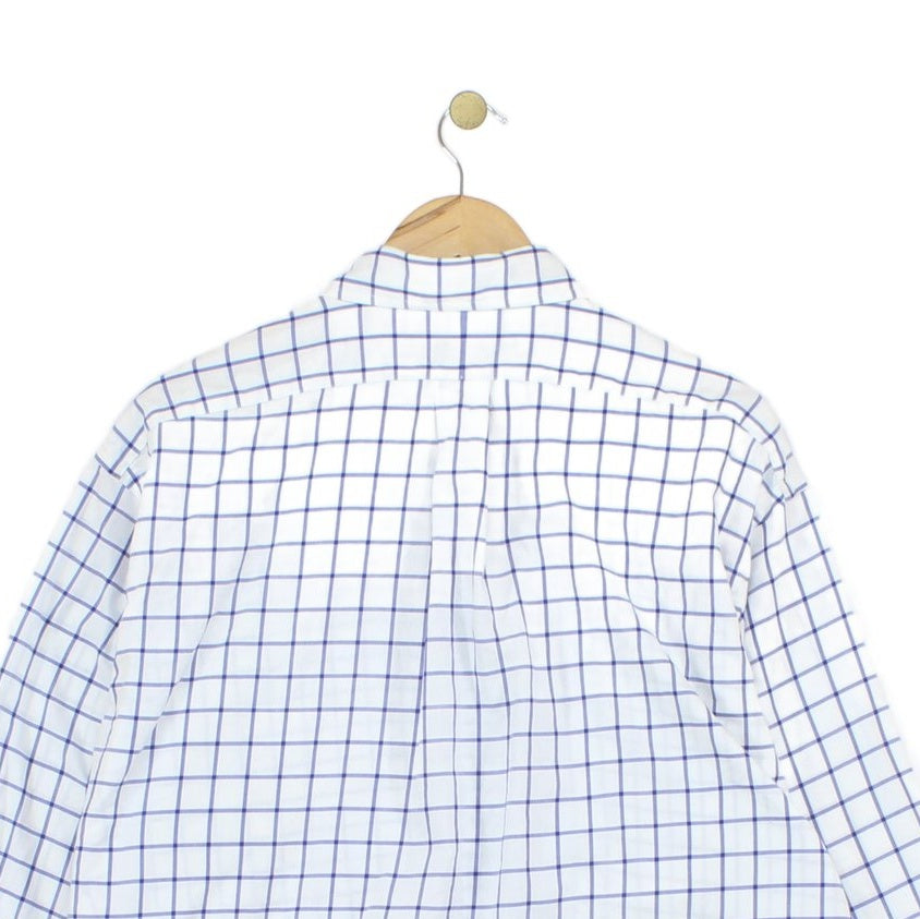 Mens Check Shirt Button Up Oversized
