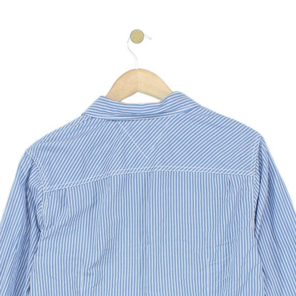 Mens Striped Shirt Button Down Long Sleeve