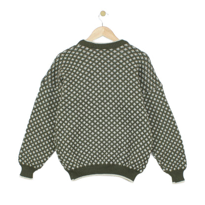 Womens Nordic Jumper Uk Made Knit Wool