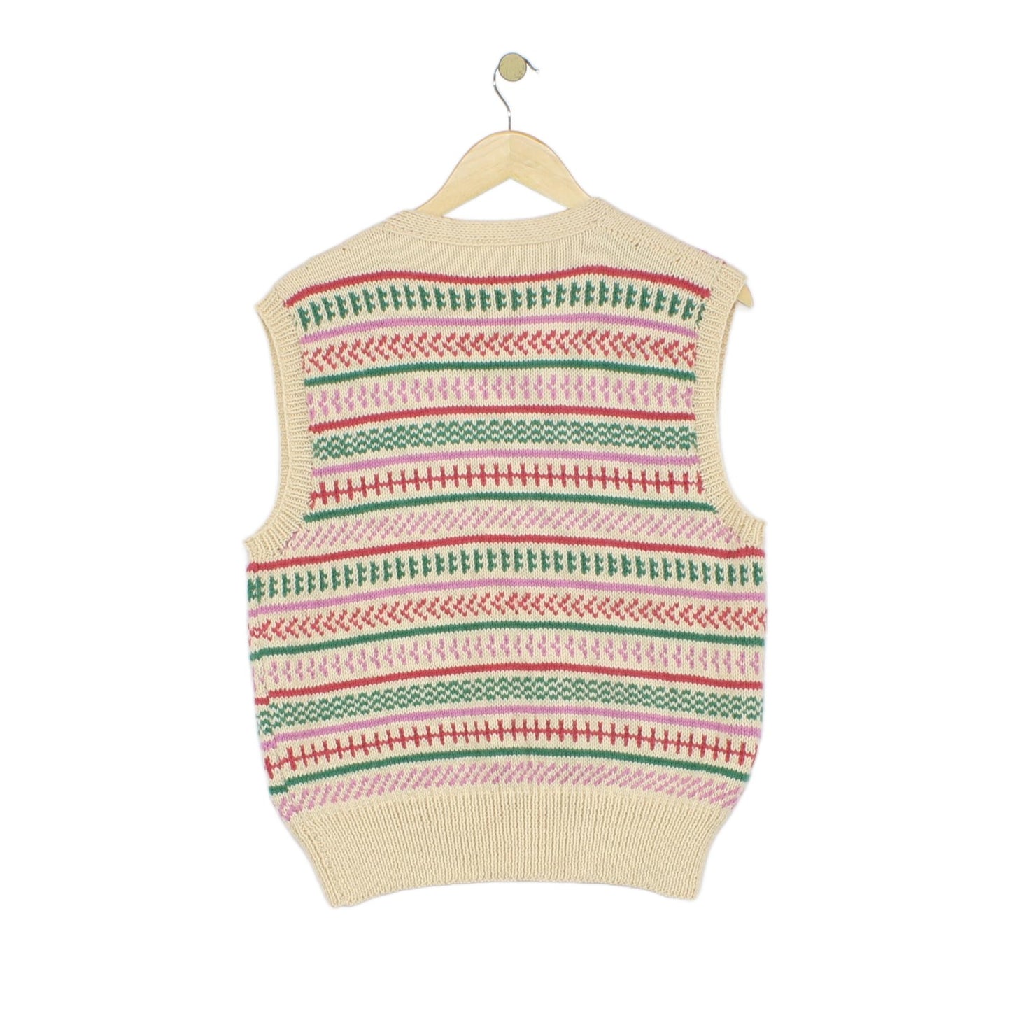 Womens Sweater Vest Jumper Striped