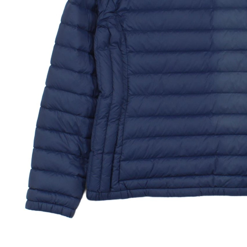 Mens Quilted Jacket Hooded Winter Slim Down