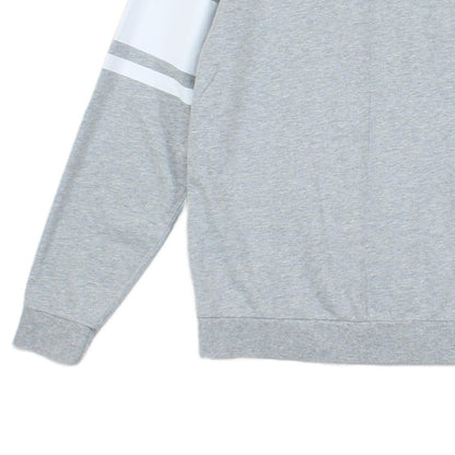 Mens Sweatshirt Logo Long Sleeve Lightweight Cotton