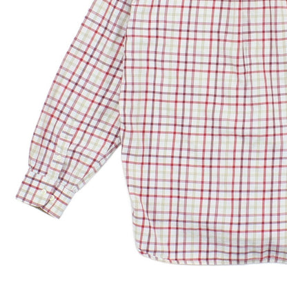 Mens Check Shirt Long Sleeve Button Up