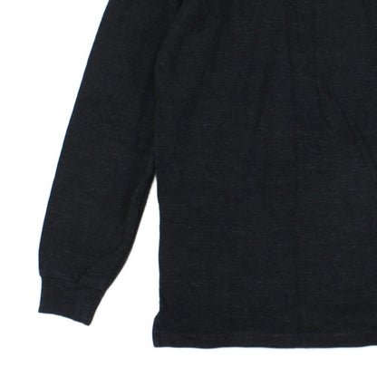 Mens Polo Shirt Collar Long Sleeve Knit Texture