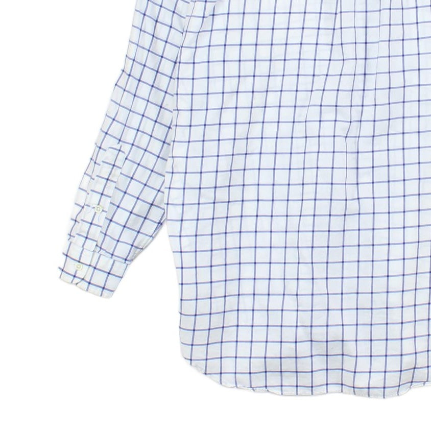 Mens Check Shirt Button Up Oversized