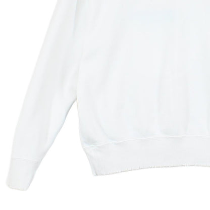 Womens Distressed Sweatshirt Crew Neck Stripes